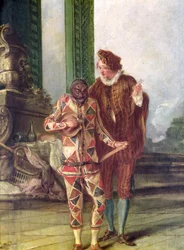 Scène uit de Commedia dell
